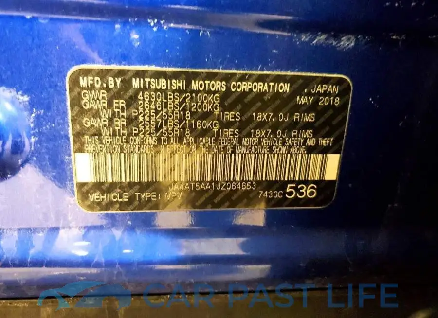 JA4AT5AA1JZ064653# 13