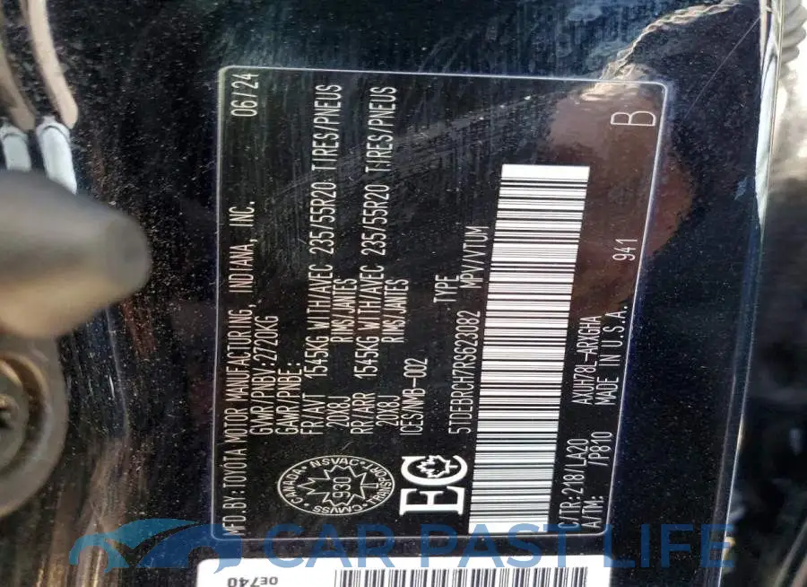 5TDEBRCH7RS623082# 12