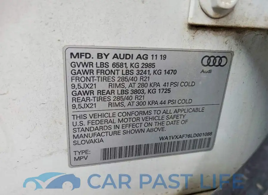WA1VXAF76LD001088# 13