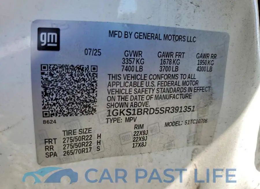 1GKS1BRD5SR391351# 13