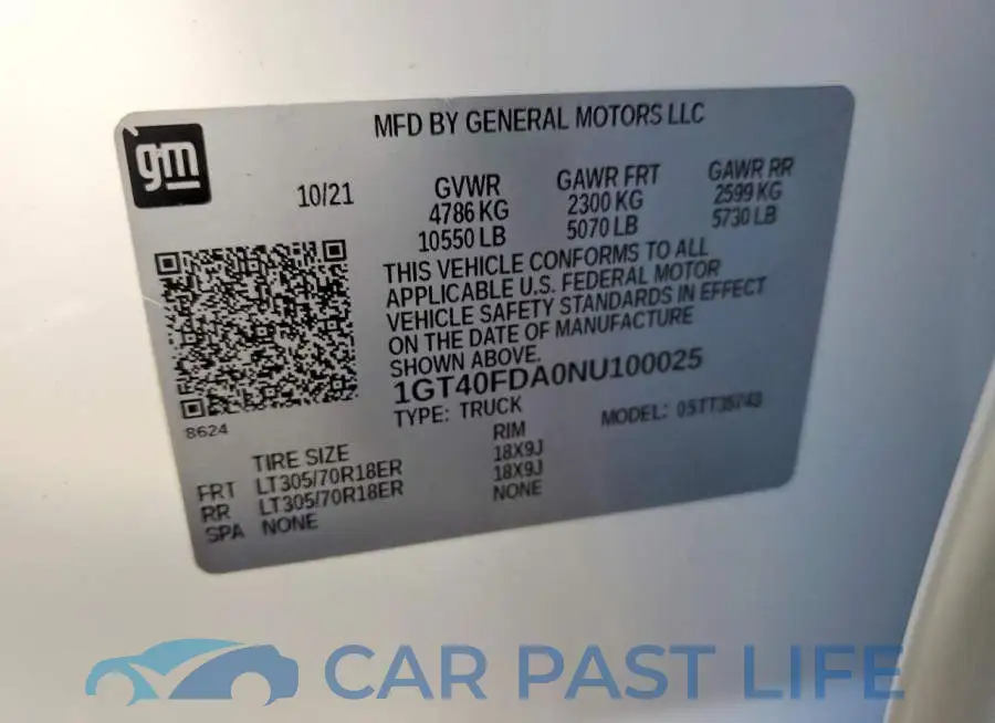1GT40FDA0NU100025# 13
