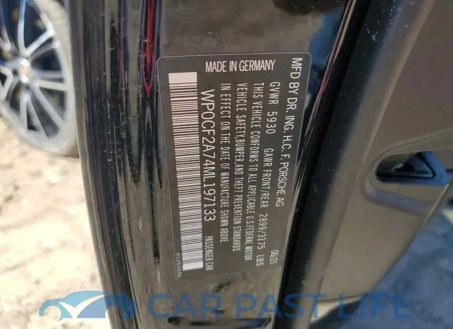 WP0CF2A74ML197133# 12