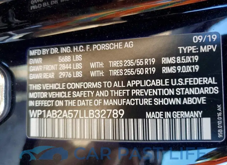 WP1AB2A57LLB32789# 14