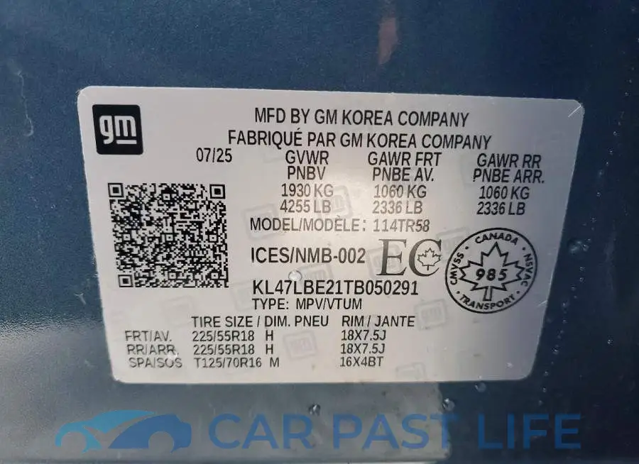 KL47LBE21TB050291# 14