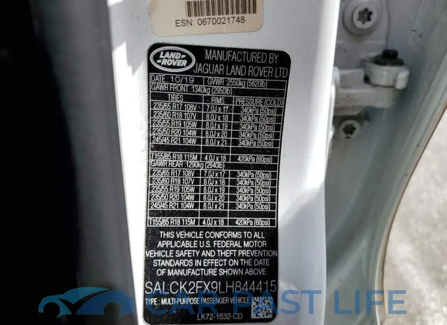 SALCK2FX9LH844415# 13