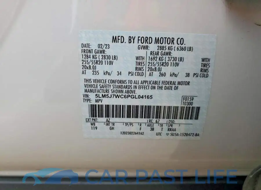 5LM5J7WC6PGL04165# 13