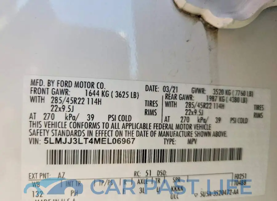 5LMJJ3LT4MEL06967# 14
