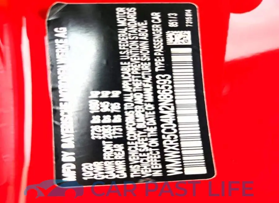 WMWXR5C04M2N86593# 12