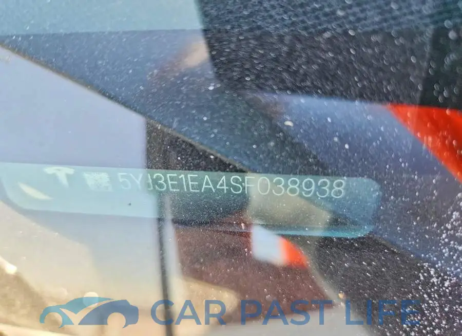 5YJ3E1EA4SF038938# 12