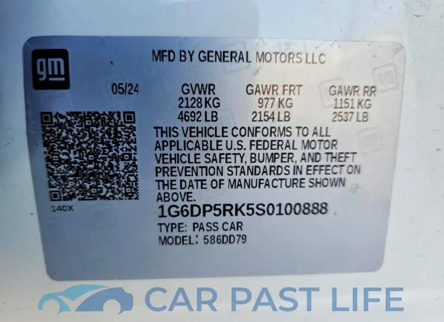 1G6DP5RK5S0100888# 13