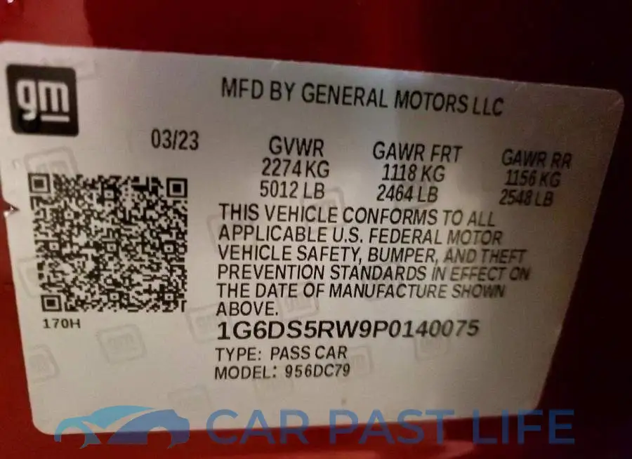 1G6DS5RW9P0140075# 12
