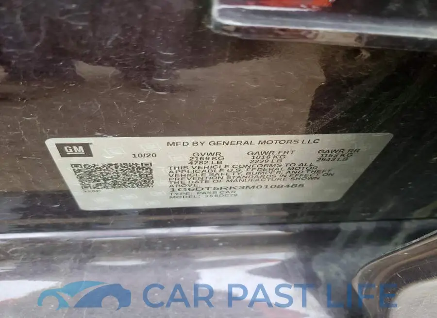 1G6DT5RK3M0108485# 12