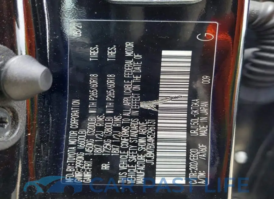 JTJBM7BX4M5296131# 13