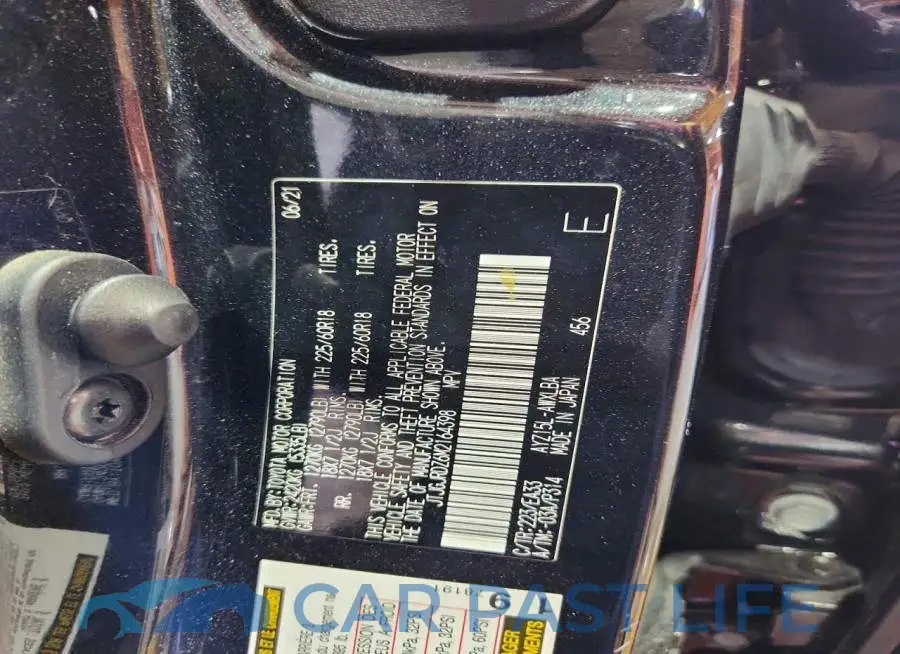 JTJGJRDZ6M2164398# 14