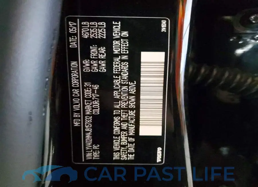 LYV402HM4JB157832# 12