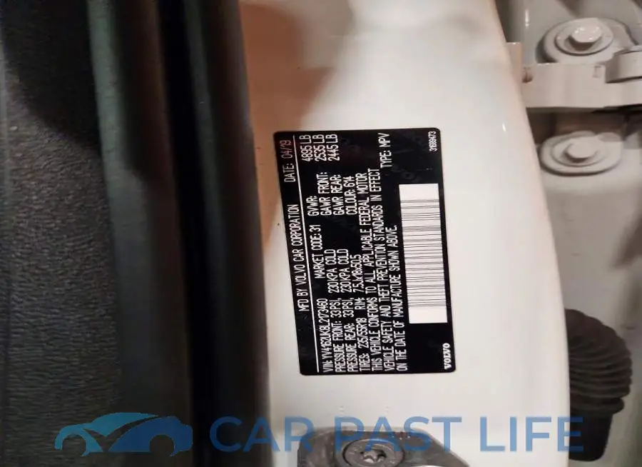 YV4162UK8L2173460# 13