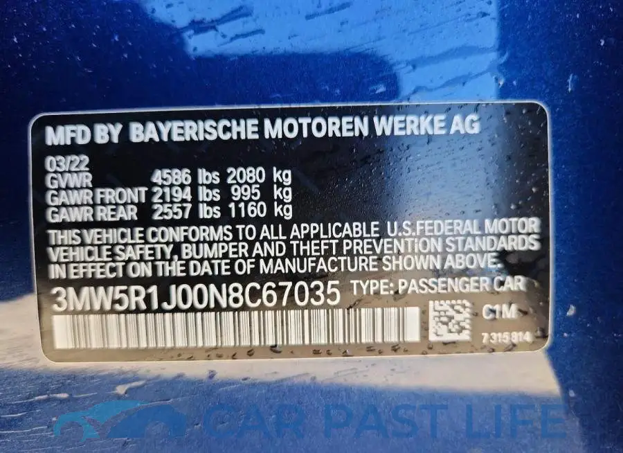 3MW5R1J00N8C67035# 13