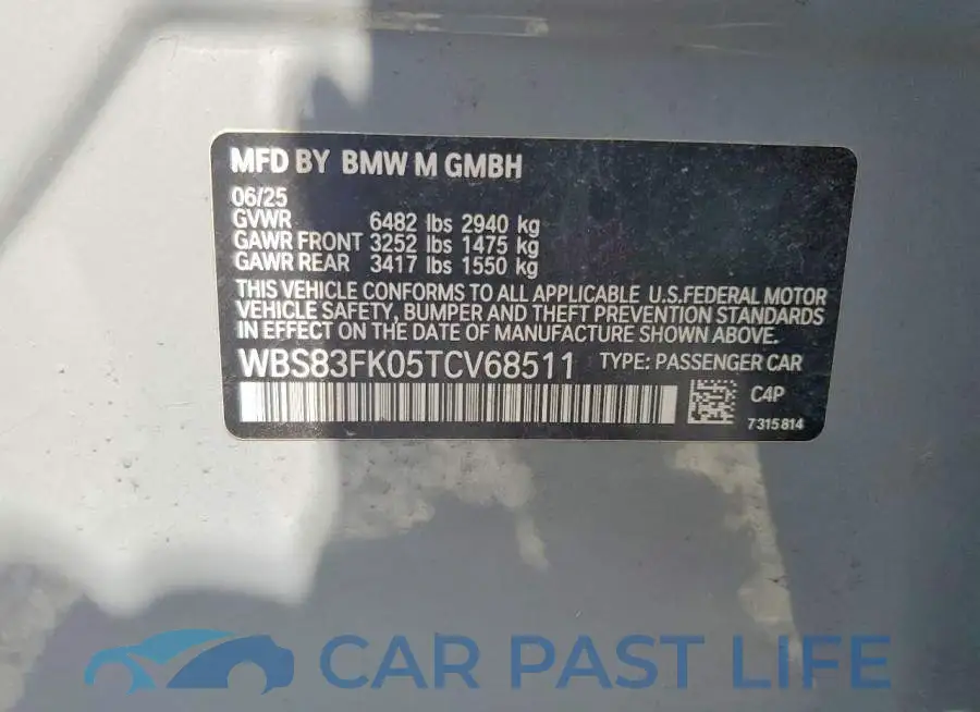WBS83FK05TCV68511# 12