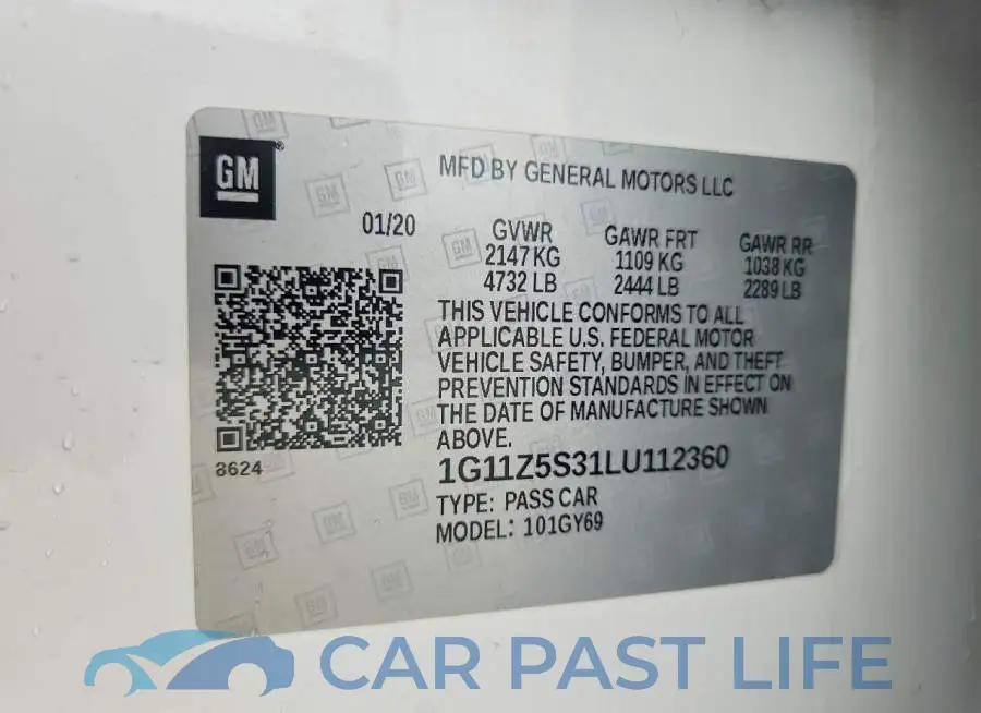 1G11Z5S31LU112360# 12