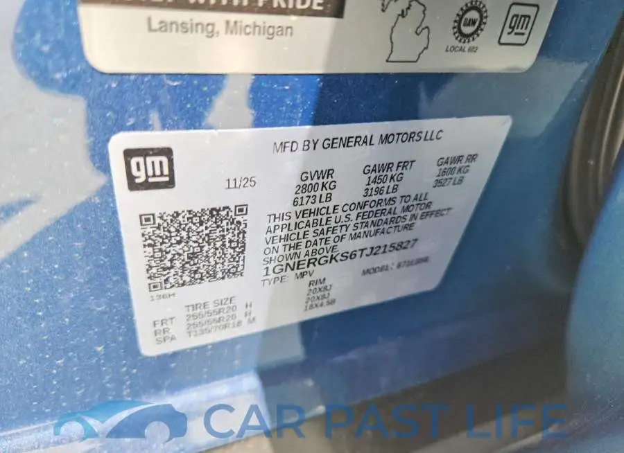1GNERGKS6TJ215827# 13