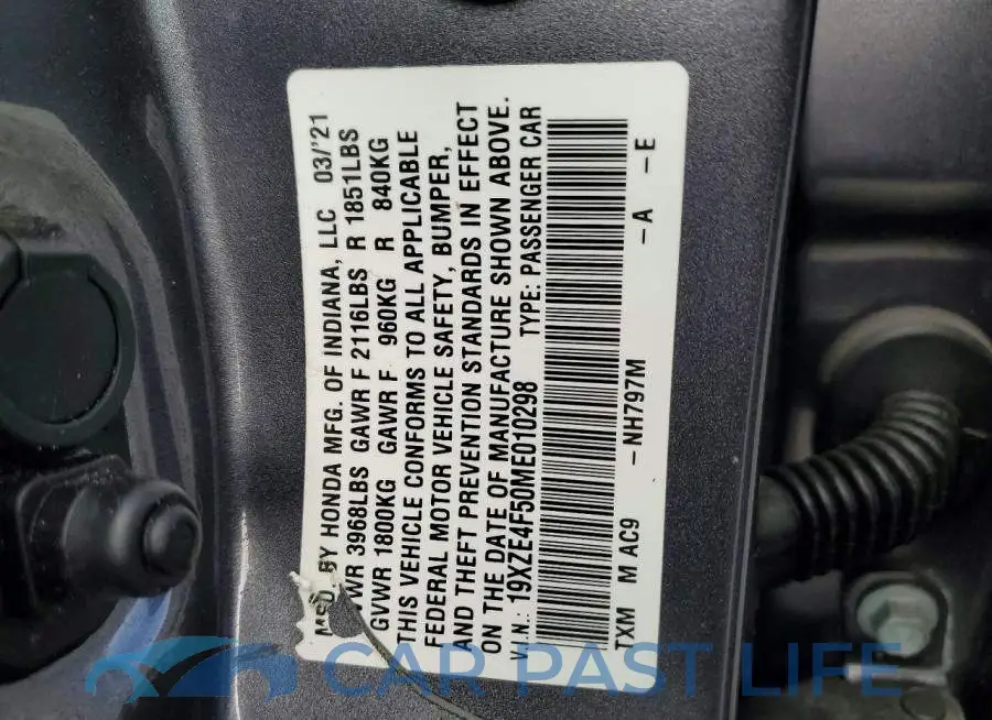 19XZE4F50ME010298# 12