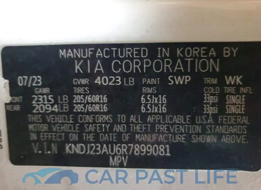 KNDJ23AU6R7899081# 12