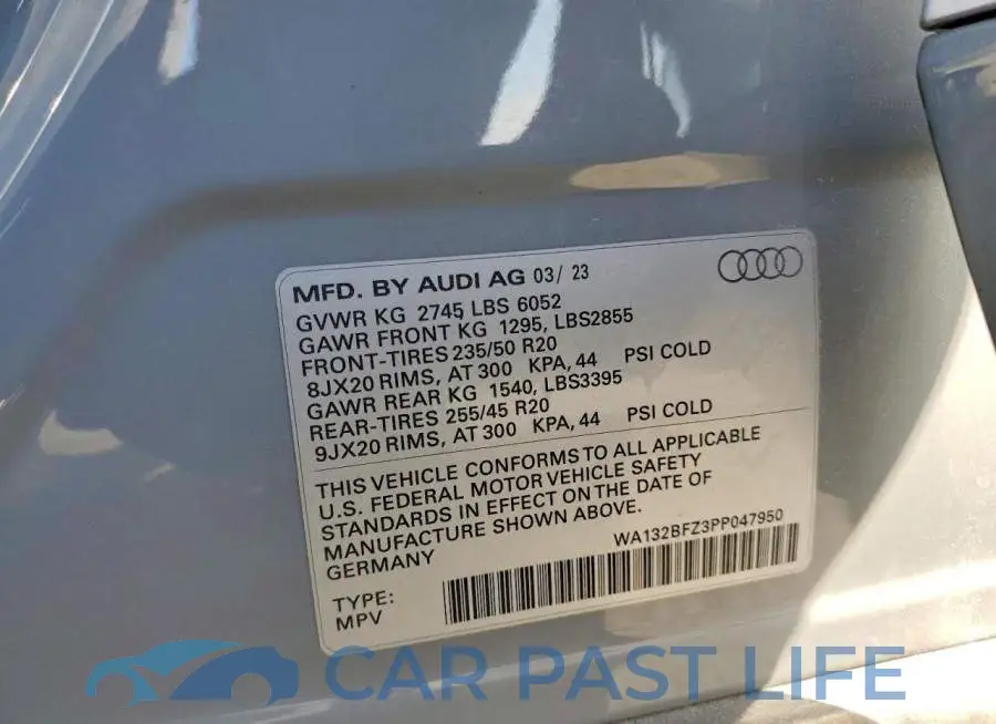 WA132BFZ3PP047950# 14