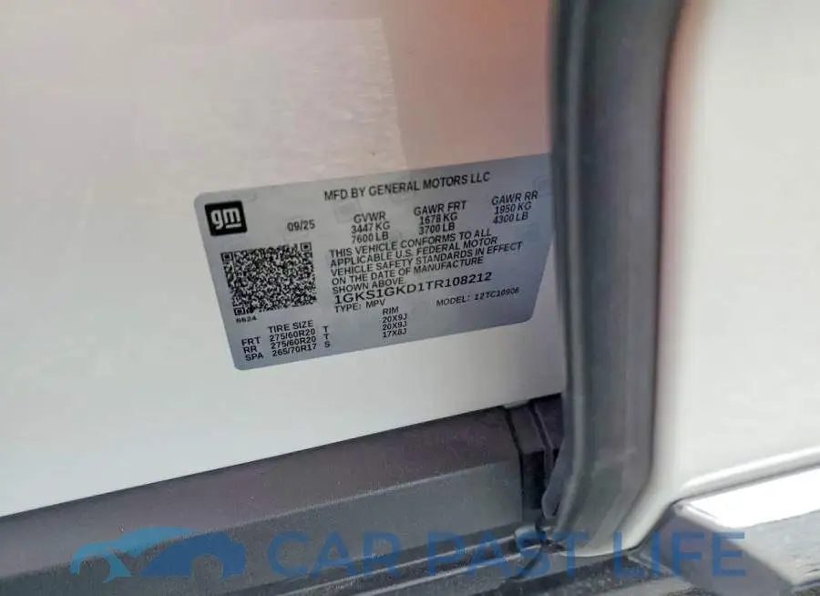 1GKS1GKD1TR108212# 14