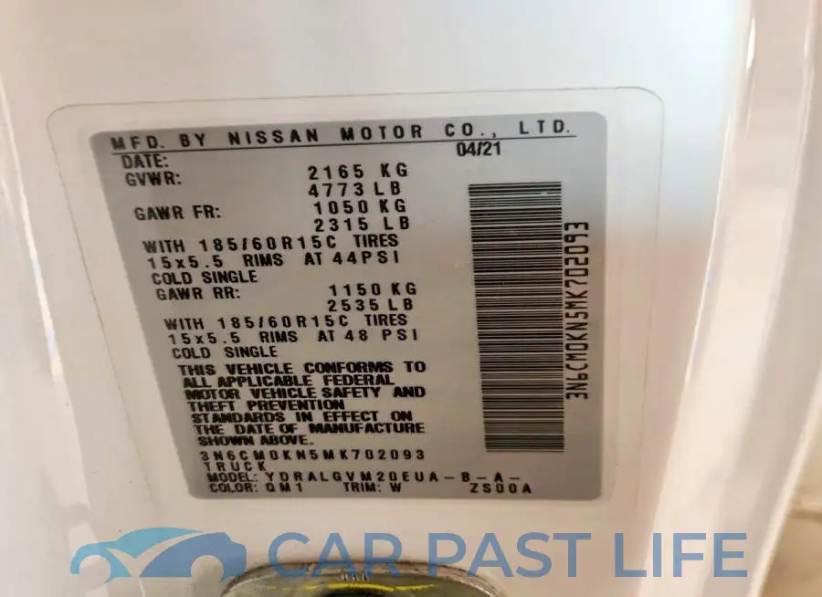 3N6CM0KN5MK702093# 13