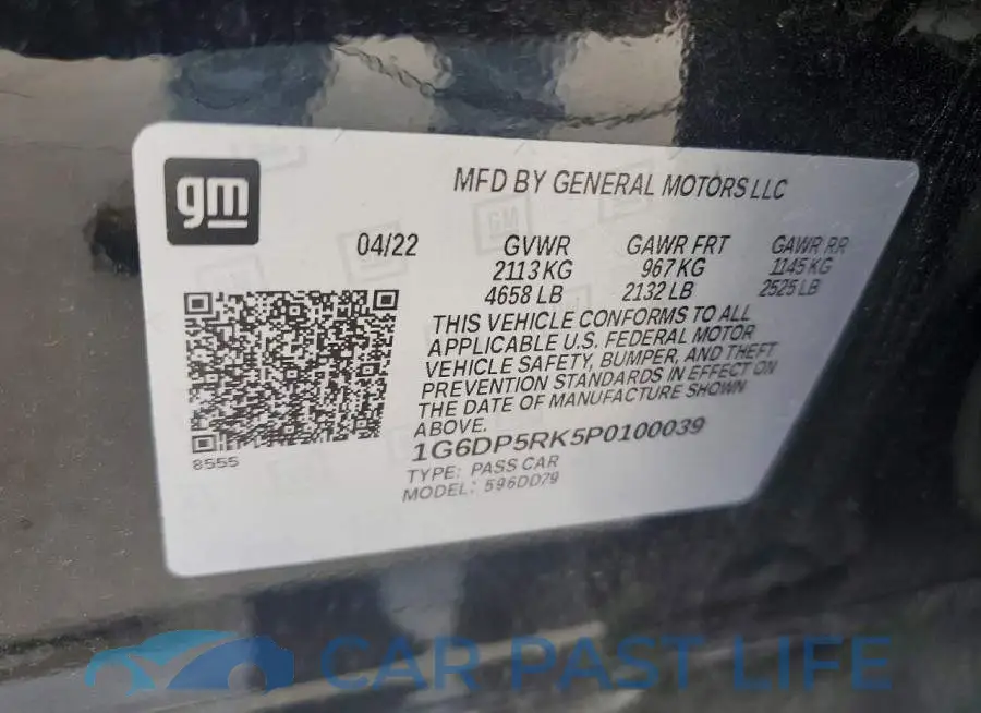1G6DP5RK5P0100039# 12