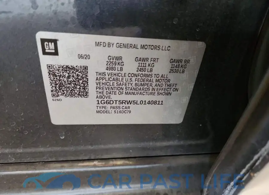 1G6DT5RW5L0140811# 13