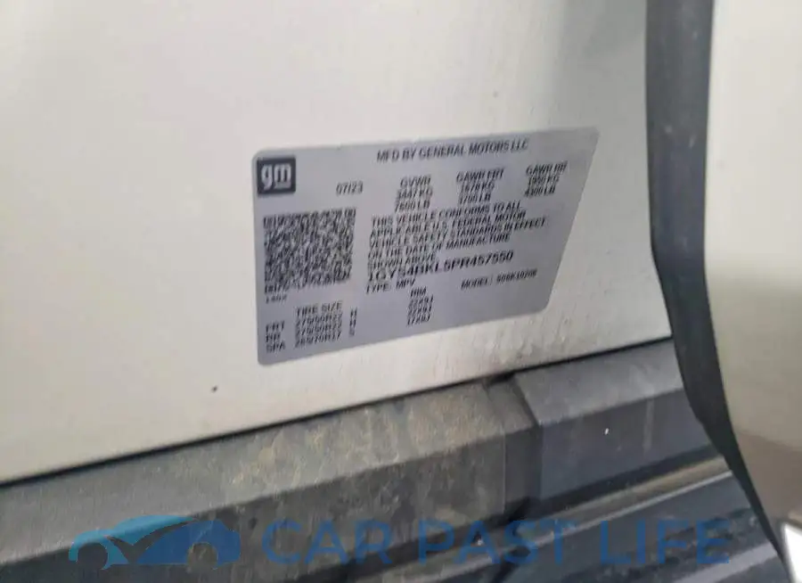 1GYS4BKL5PR457550# 12