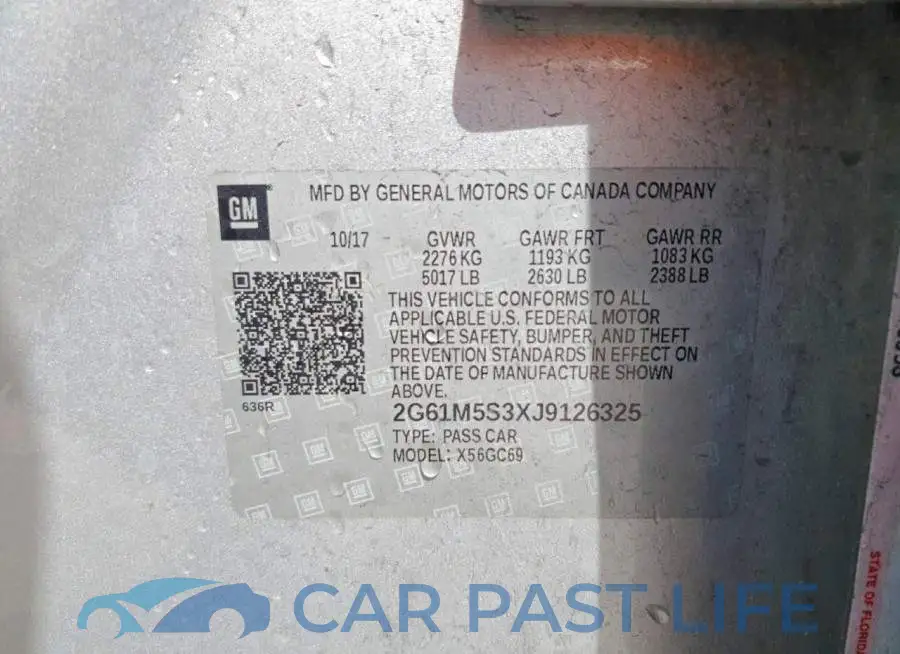 2G61M5S3XJ9126325# 12