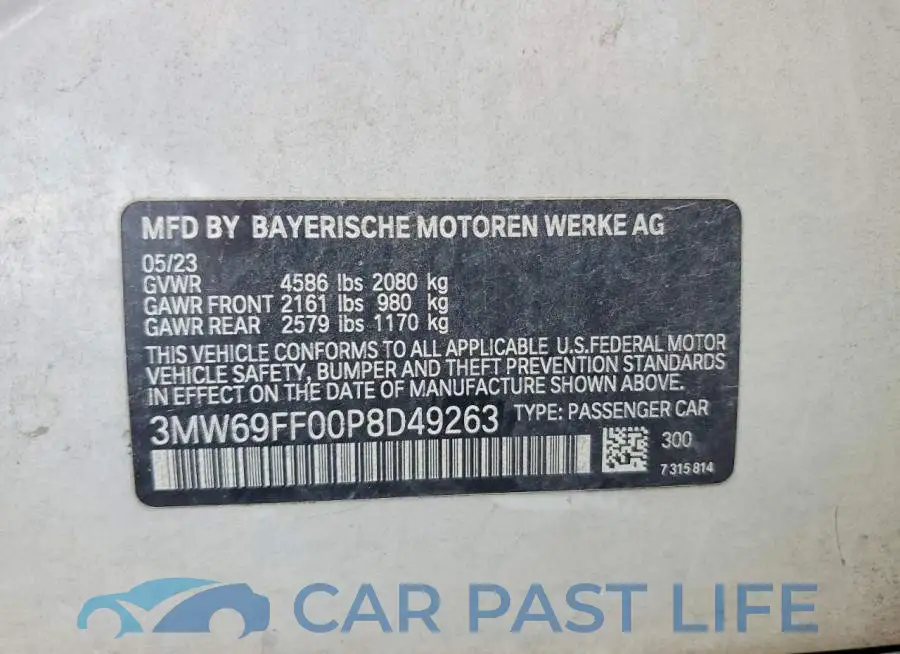3MW69FF00P8D49263# 12