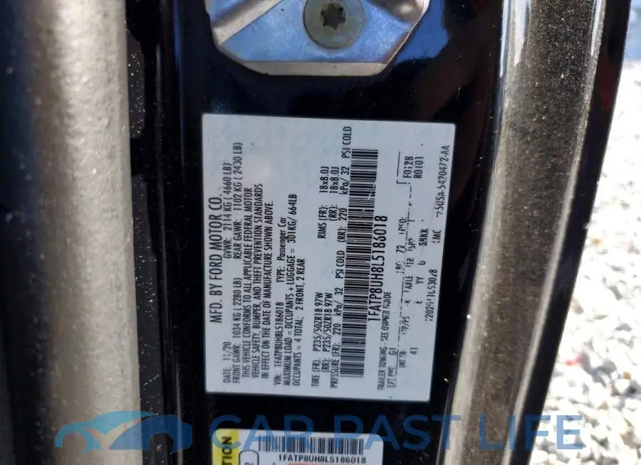 1FATP8UH8L5186018# 12