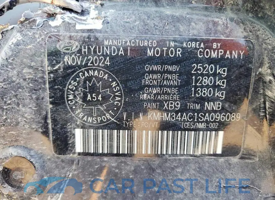 KMHM34AC1SA096089# 13