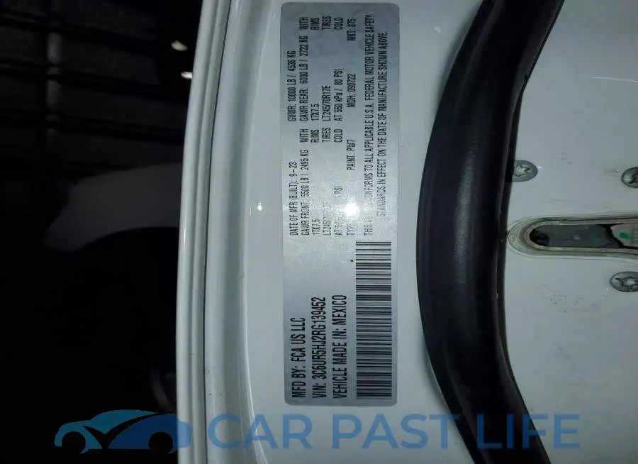 3C6UR5HJ2RG139452# 13