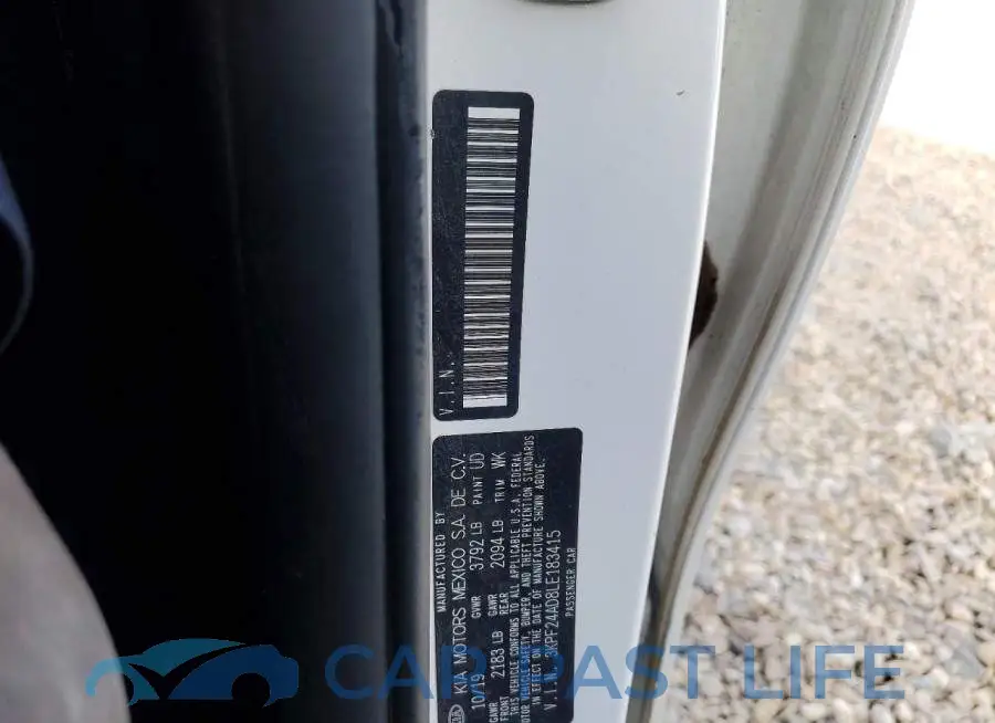 3KPF24AD8LE183415# 13