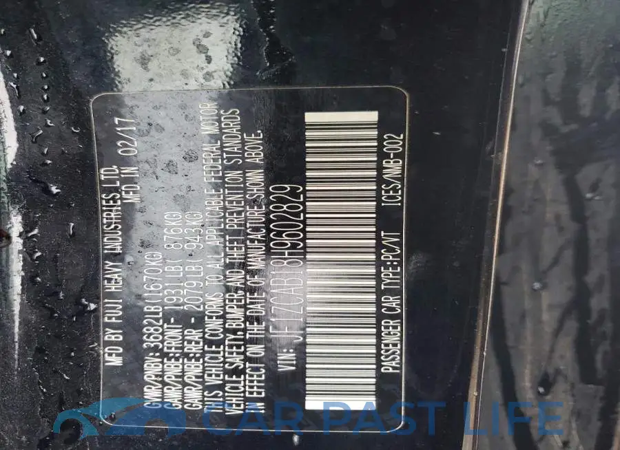 JF1ZCAB18H9602829# 12