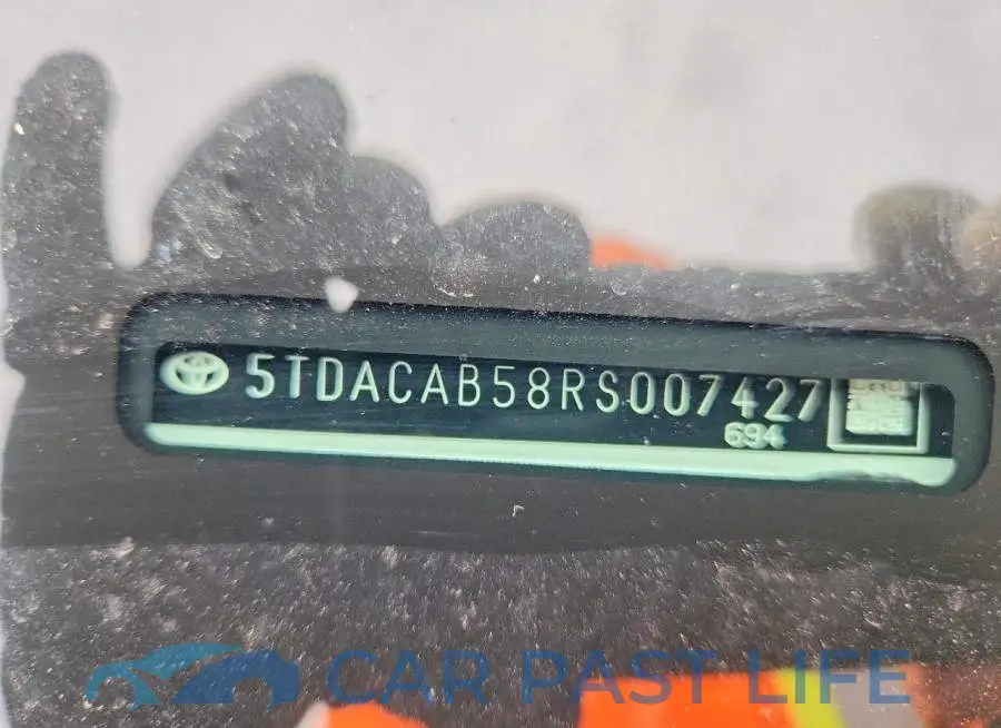 5TDACAB58RS007427# 12