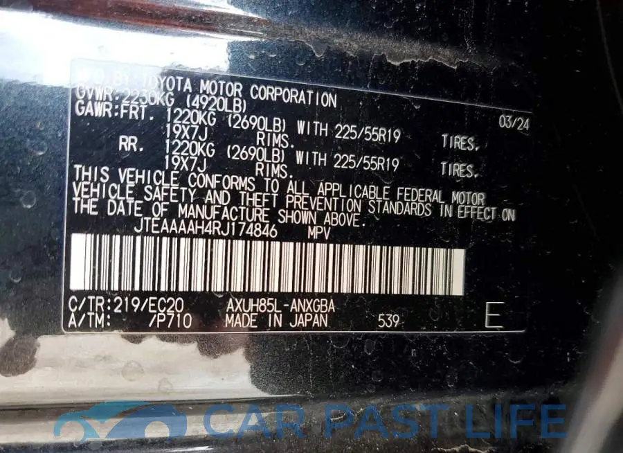 JTEAAAAH4RJ174846# 13