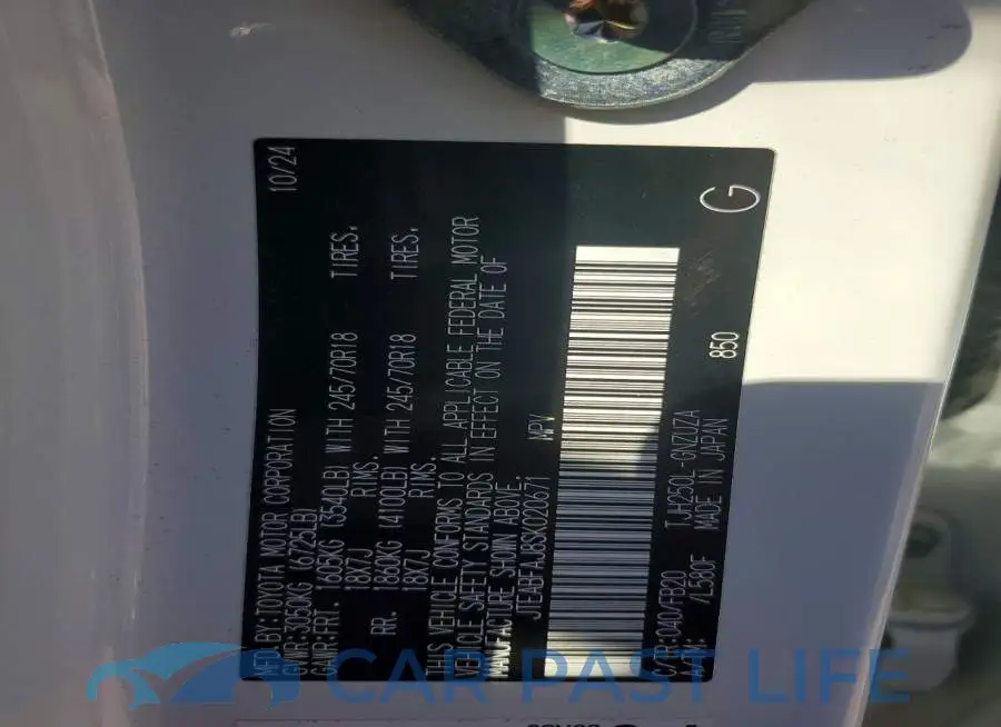 JTEABFAJ8SK020671# 13