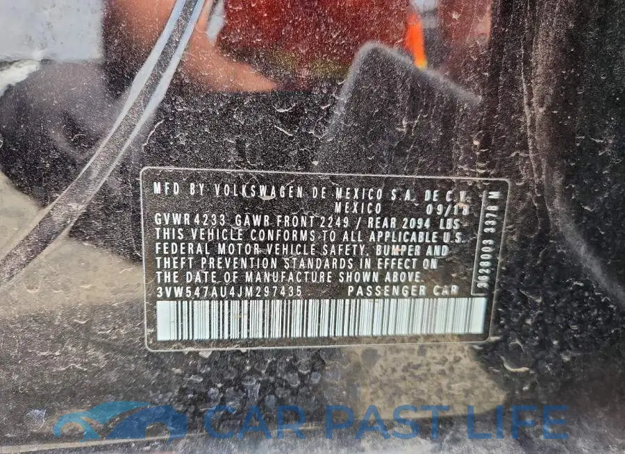 3VW547AU4JM297435# 12
