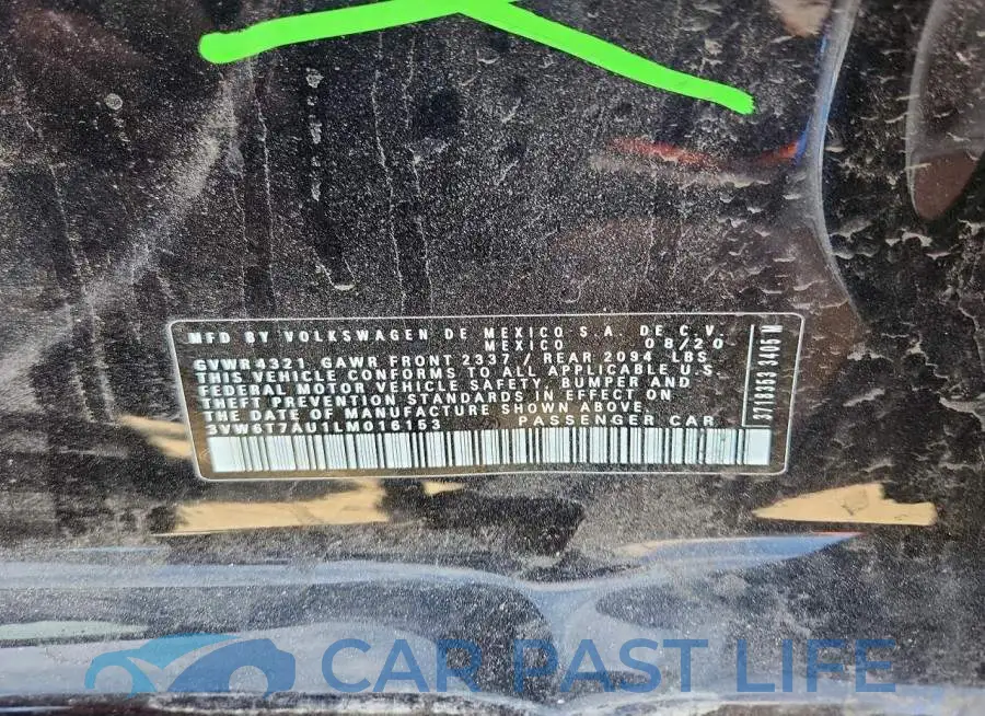 3VW6T7AU1LM016153# 13