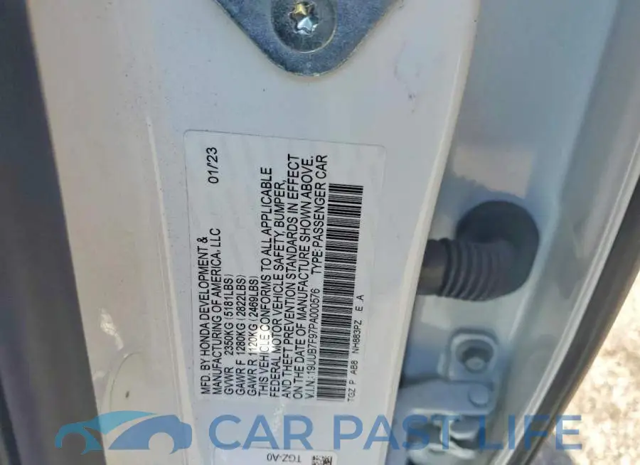 19UUB7F97PA000576# 13