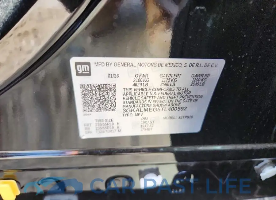 3GKALMEG5TL400592# 13