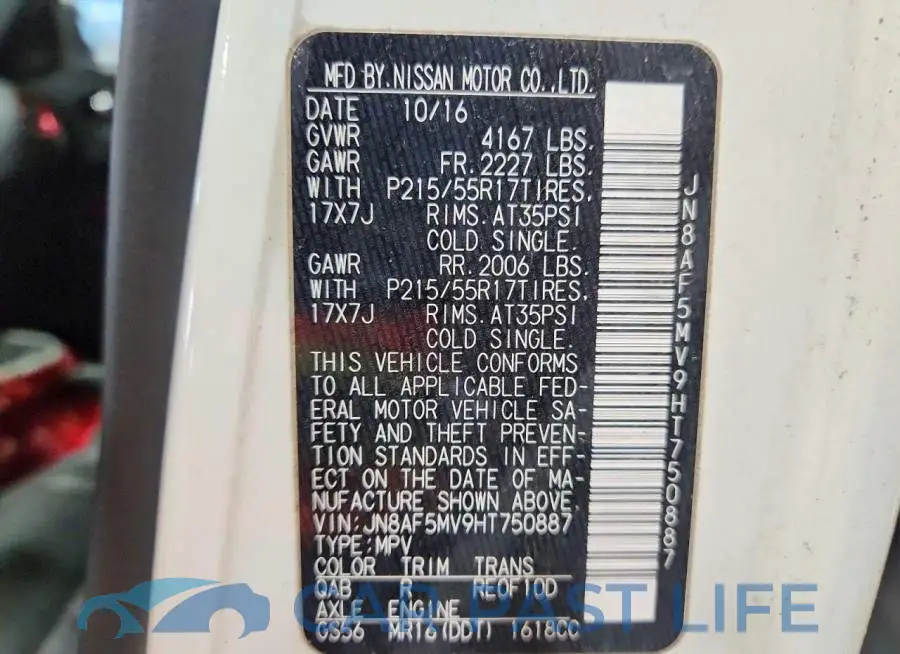 JN8AF5MV9HT750887# 13