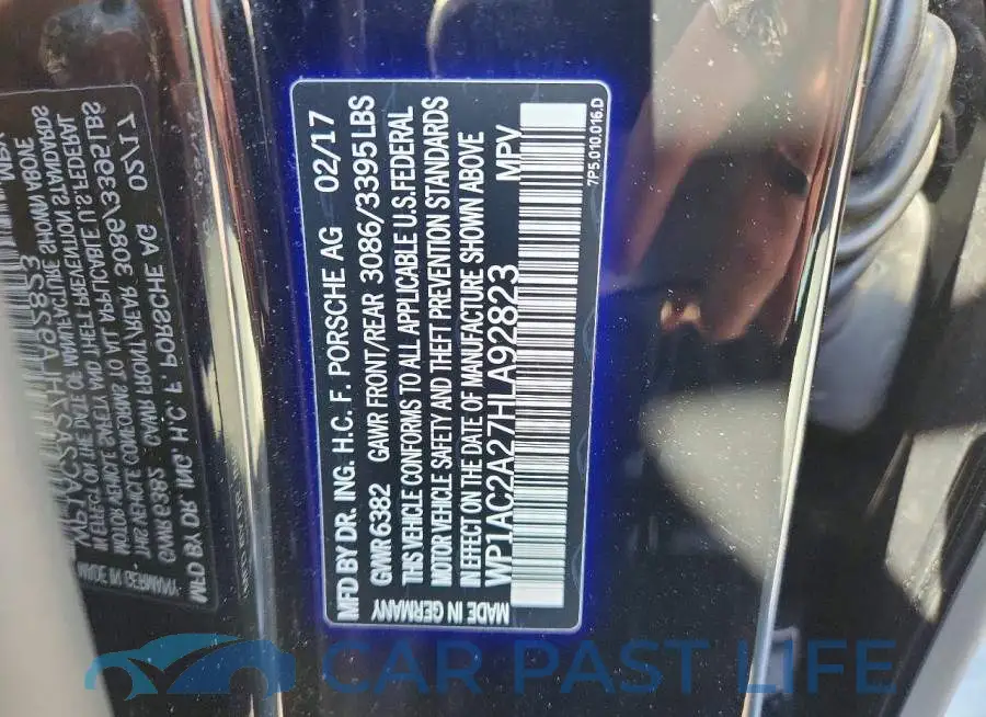 WP1AC2A27HLA92823# 14
