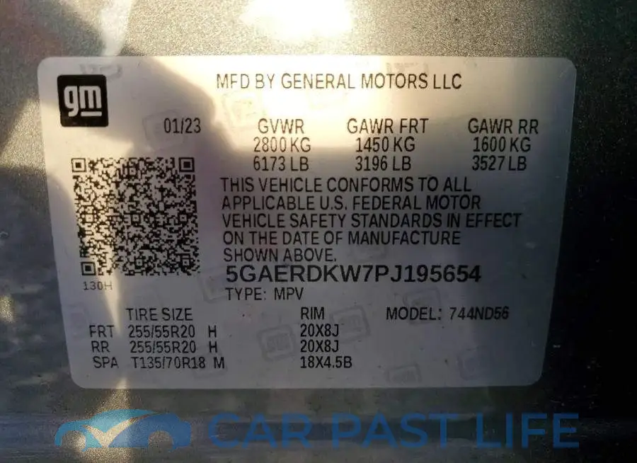 5GAERDKW7PJ195654# 13