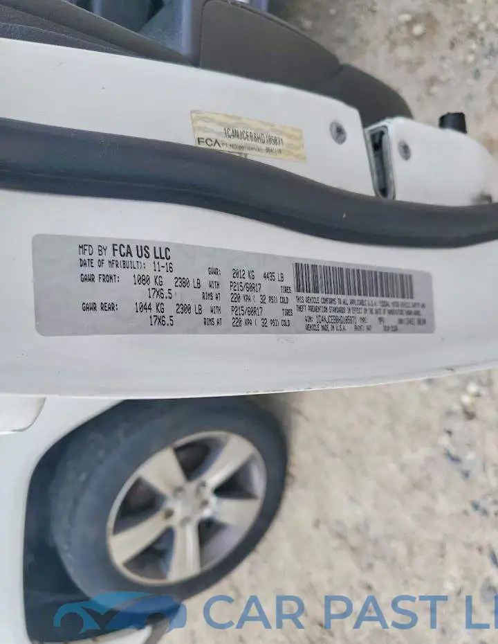 1C4NJCEB8HD185871# 13